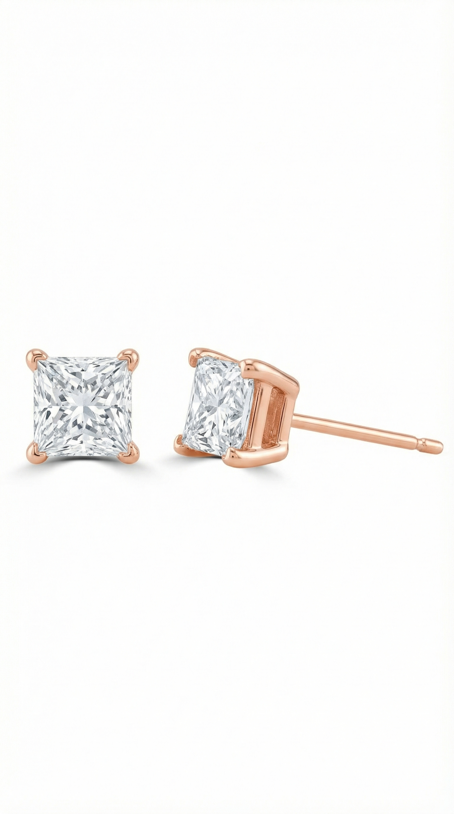 Khushoka Pitara – Princess Cut Diamond Set - Fiona Diamonds - Fiona Diamonds
