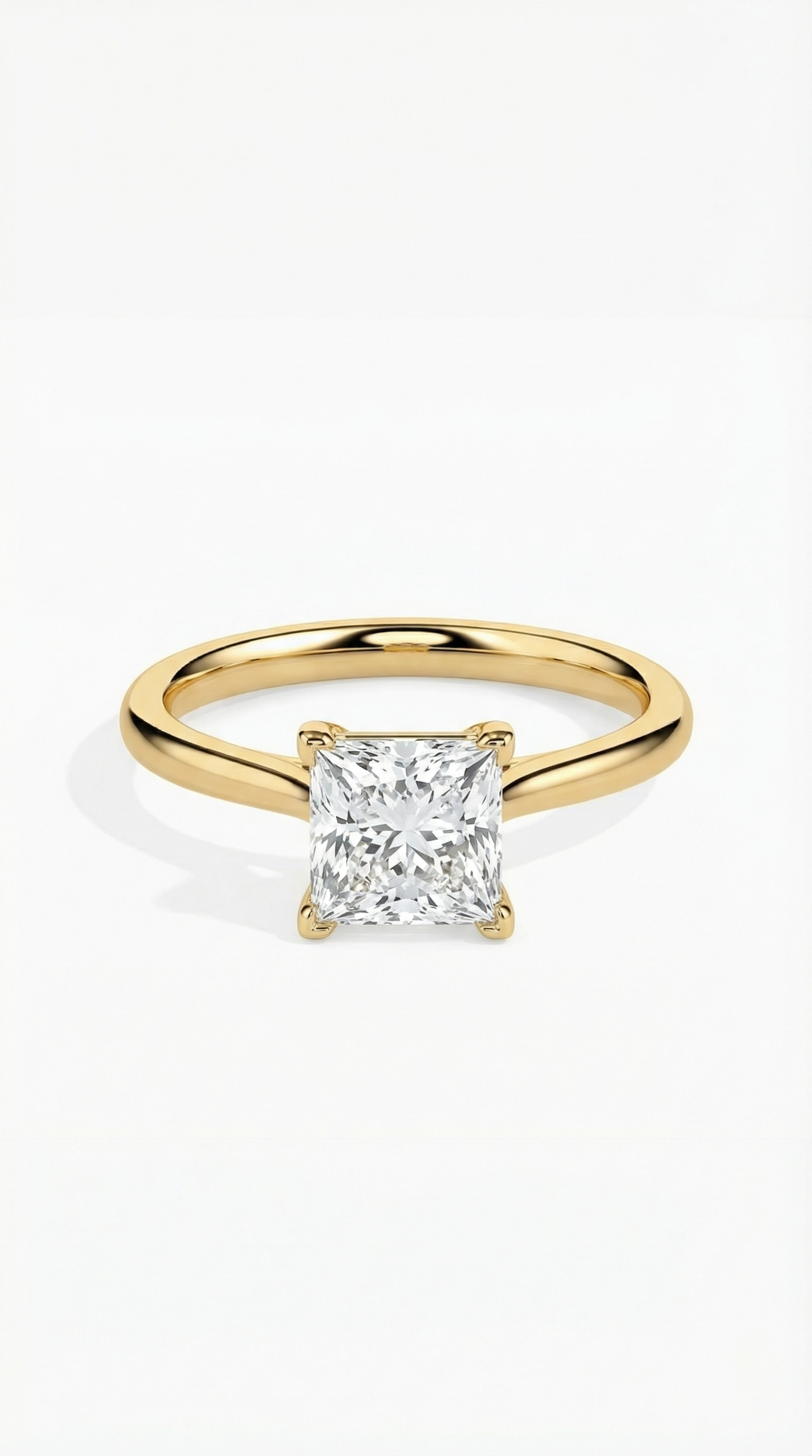 Khushoka Pitara – Princess Cut Diamond Set - Fiona Diamonds - Fiona Diamonds