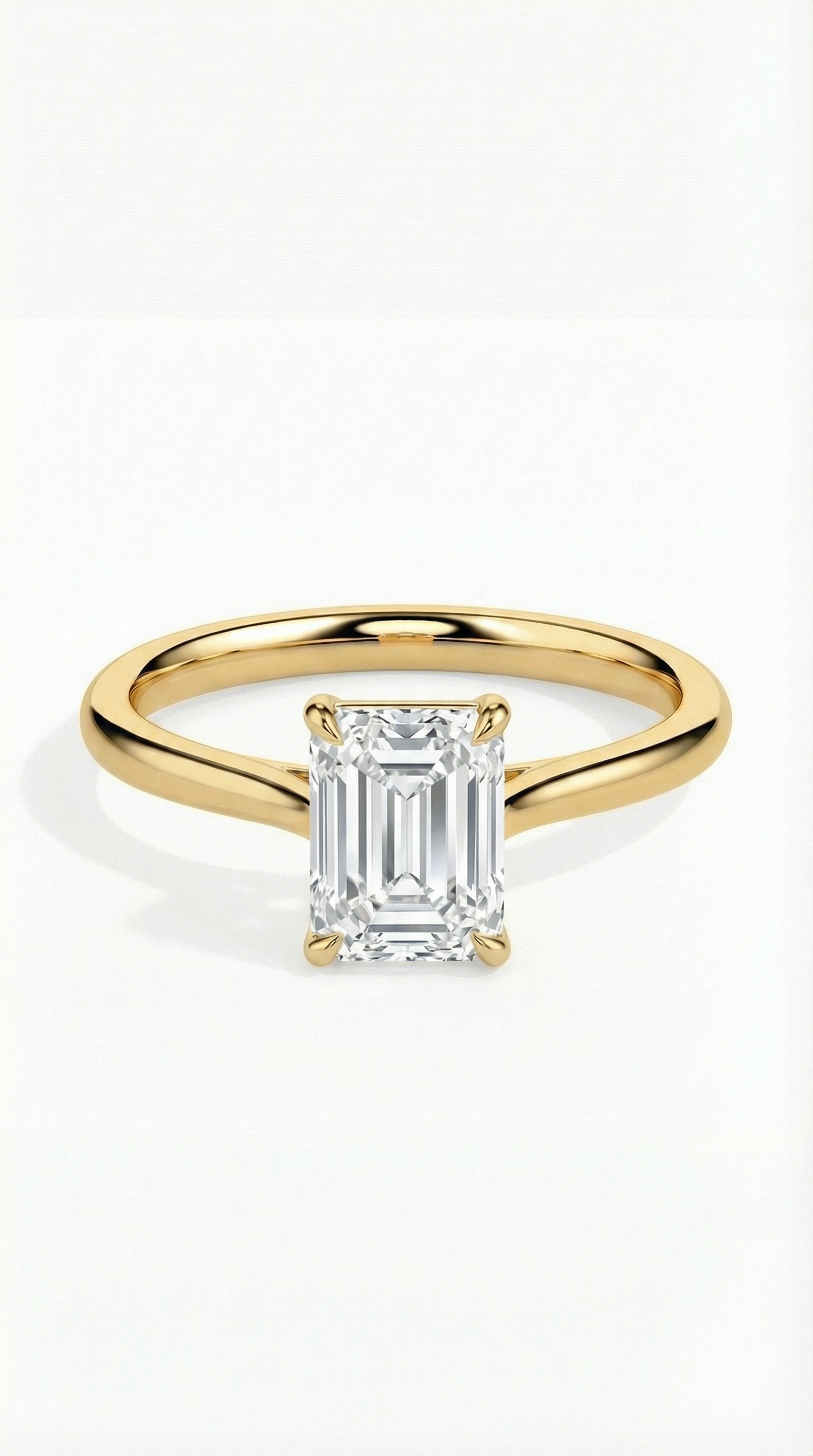 Khushoka Pitara – Emerald Cut Diamond Set - Fiona Diamonds - Fiona Diamonds