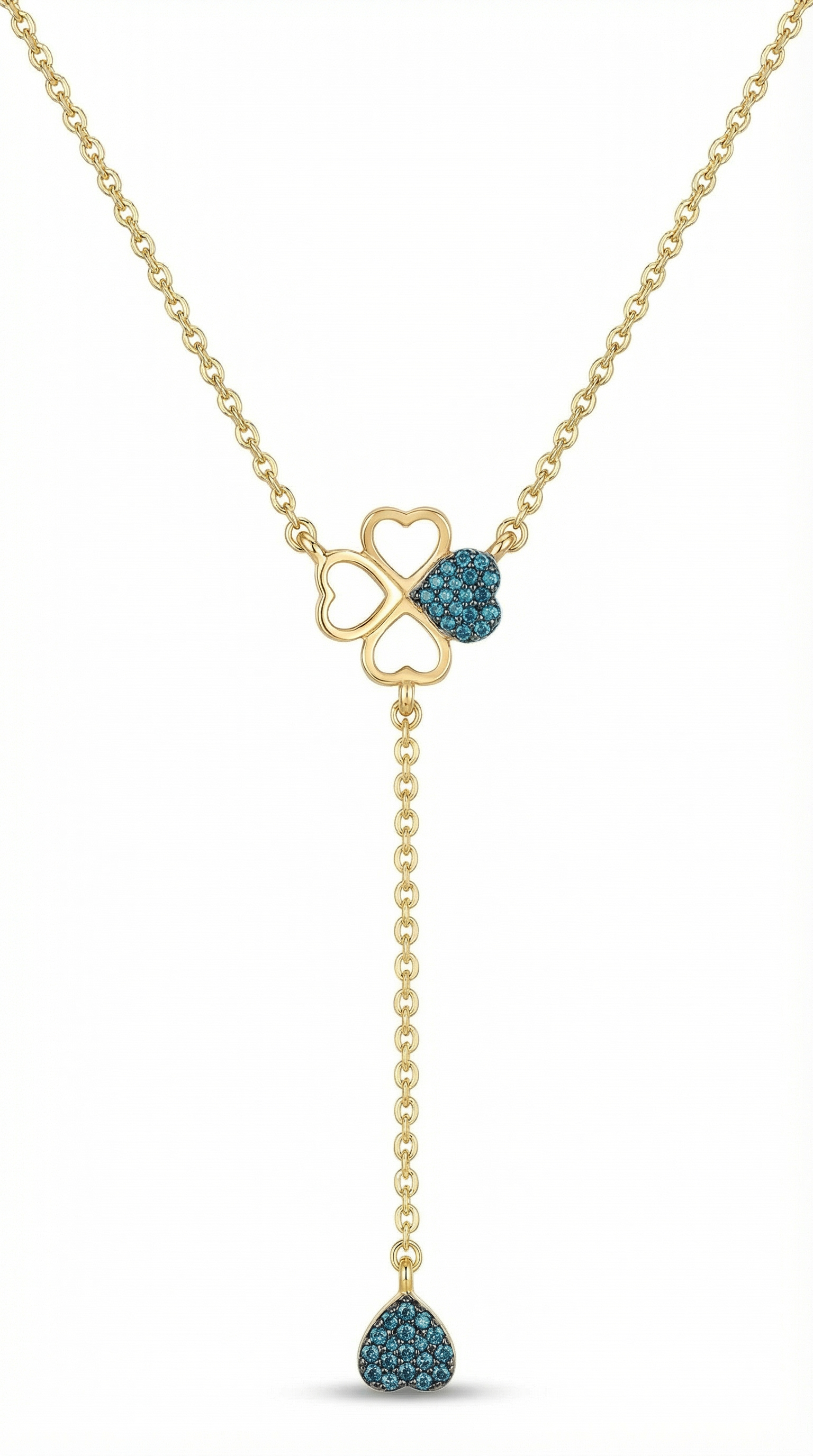 Avyrexia Lab Grown Diamond Necklace in 18kt Gold Vermeil - Fiona Diamonds - Fiona Diamonds