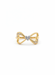 Zoryphix Lab Grown Diamond Ring in 18kt Gold Vermeil - Fiona Diamonds - Fiona Diamonds