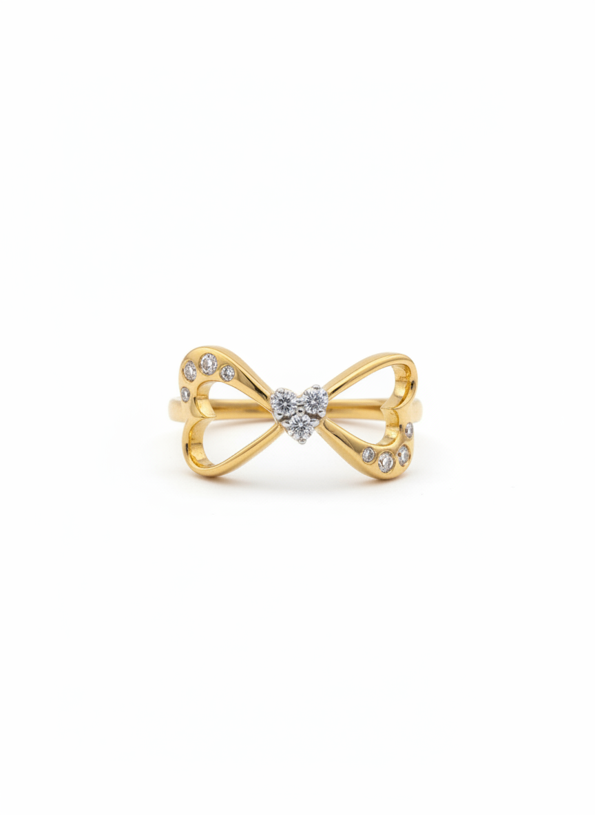 Zoryphix Lab Grown Diamond Ring in 18kt Gold Vermeil - Fiona Diamonds - Fiona Diamonds