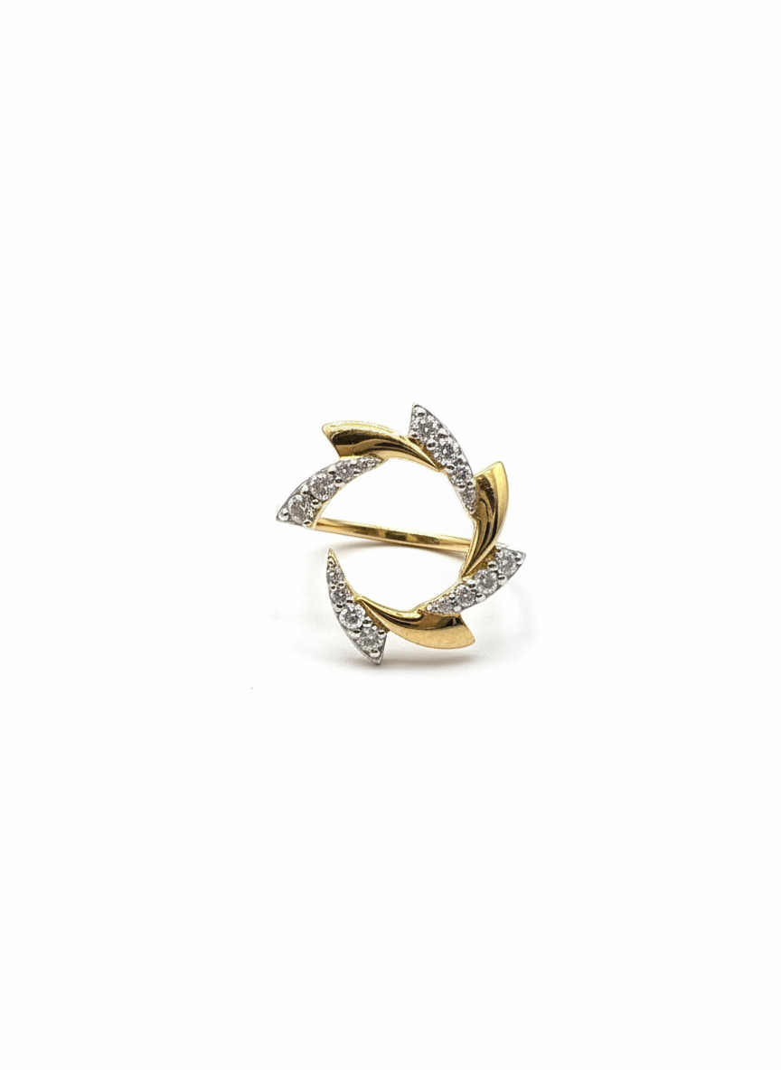 Lythera Lab Grown Diamond Ring in 18kt Gold Vermeil - Fiona Diamonds - Fiona Diamonds