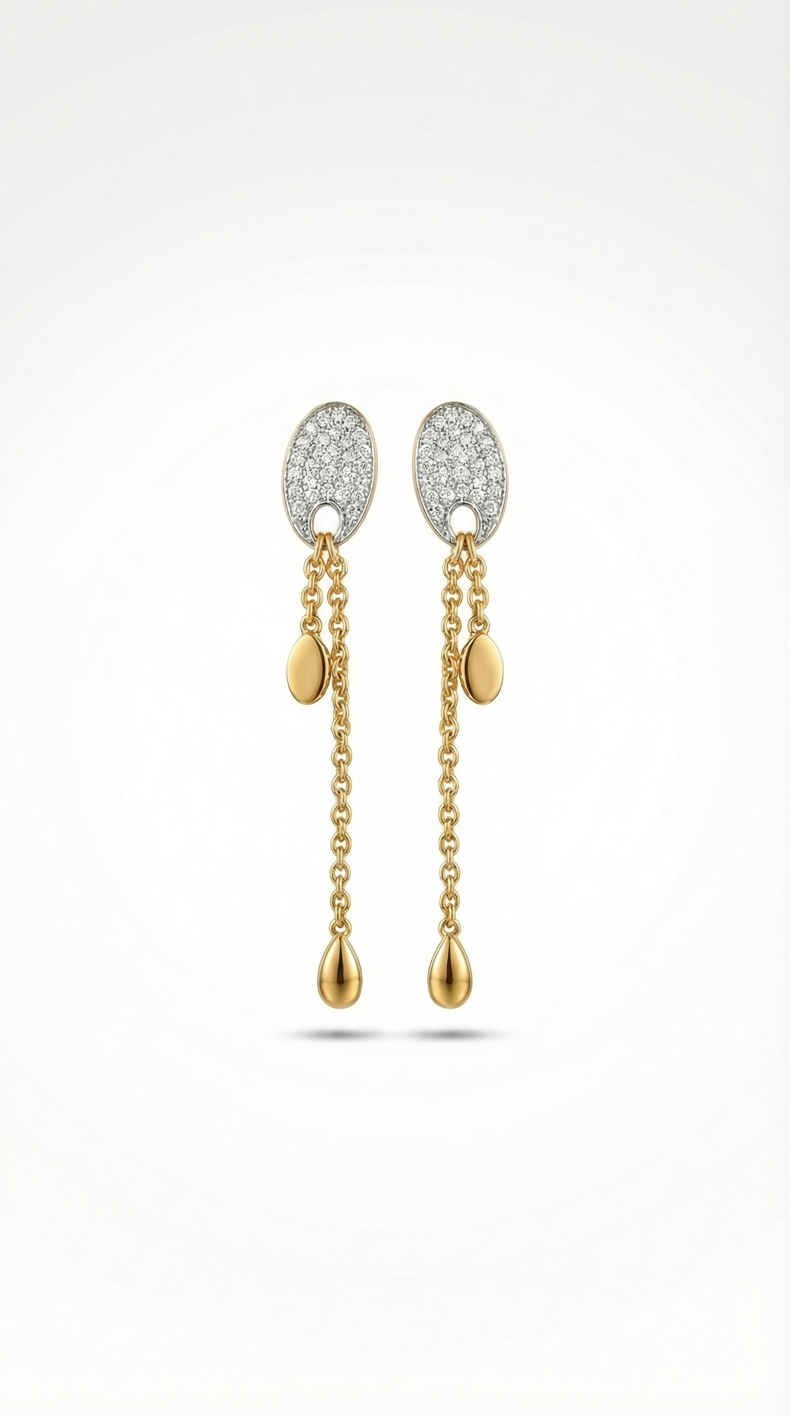 Qyrexa Lab Grown Diamond Earring in 18kt Gold Vermeil - Fiona Diamonds - Fiona Diamonds