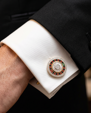 Cufflink The Roulette Lab Diamond Brooch - Fiona Diamonds - Fiona Diamonds
