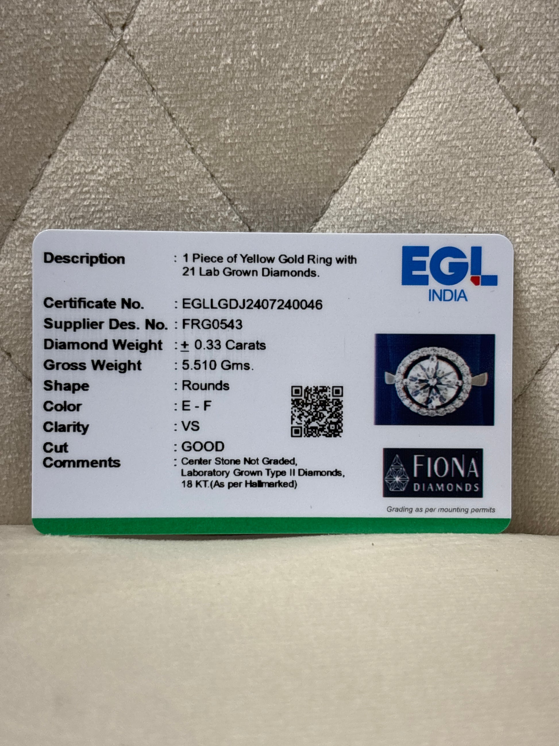 Chic 2.5ct Lab Grown Diamond Ring - Stylish & Sophisticated - Fiona Diamonds - Fiona Diamonds