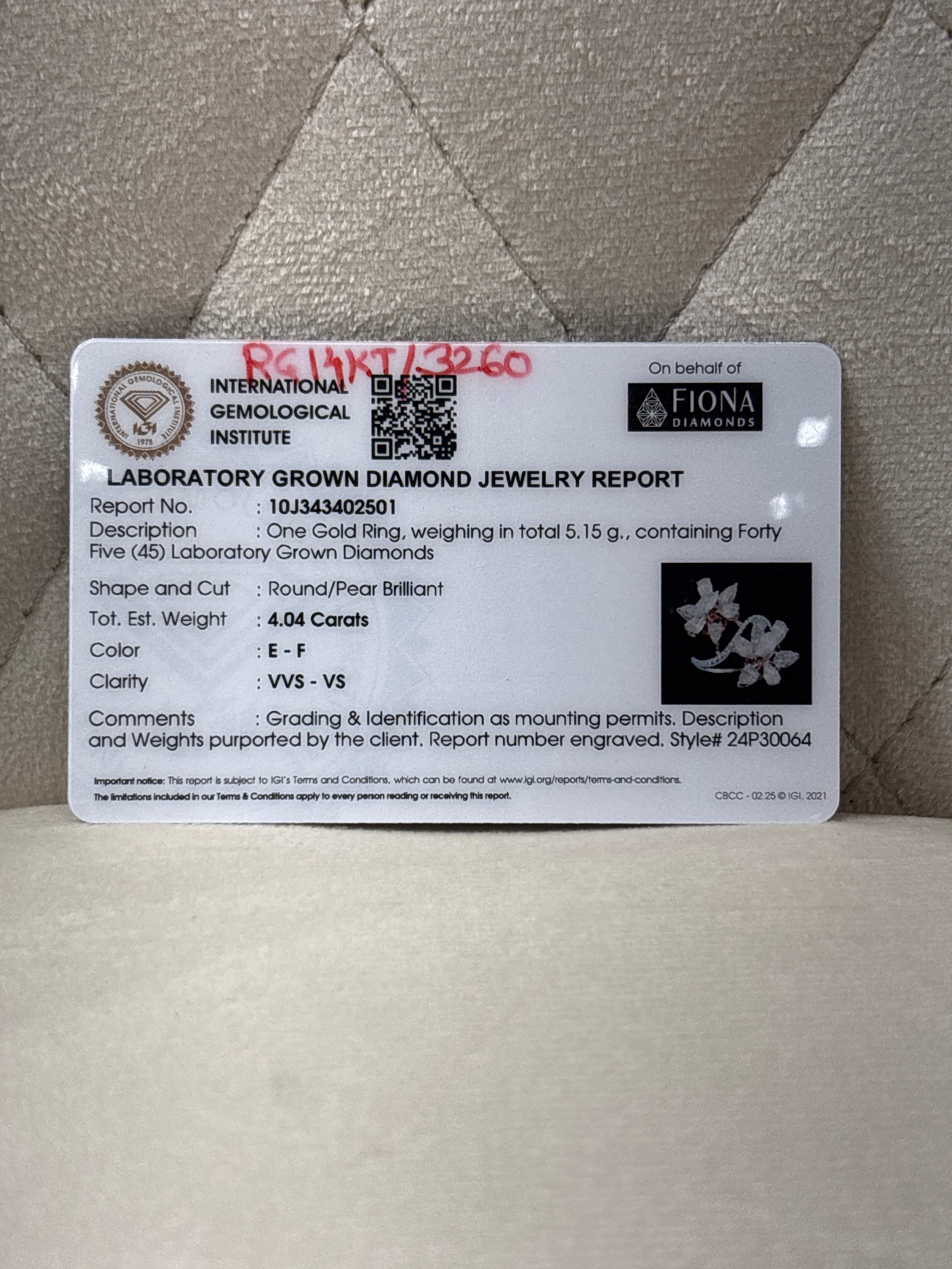 Jorielle Lab Diamond Ring - Sleek Sophistication - Fiona Diamonds - Fiona Diamonds