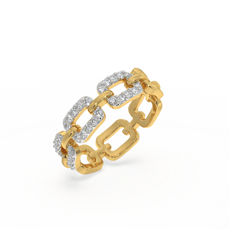 Lyrexora Lab Grown Diamond Ring in 18kt Gold Vermeil - Fiona Diamonds - Fiona Diamonds