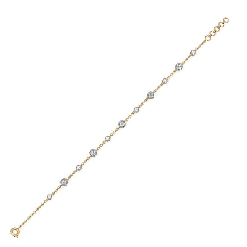 Aelvion Lab Grown Diamond Bracelet in 18kt Gold Vermeil - Fiona Diamonds - Fiona Diamonds