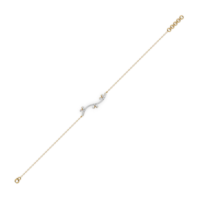 Lyvoria Lab Grown Diamond Bracelet in 18kt Gold Vermeil - Fiona Diamonds - Fiona Diamonds