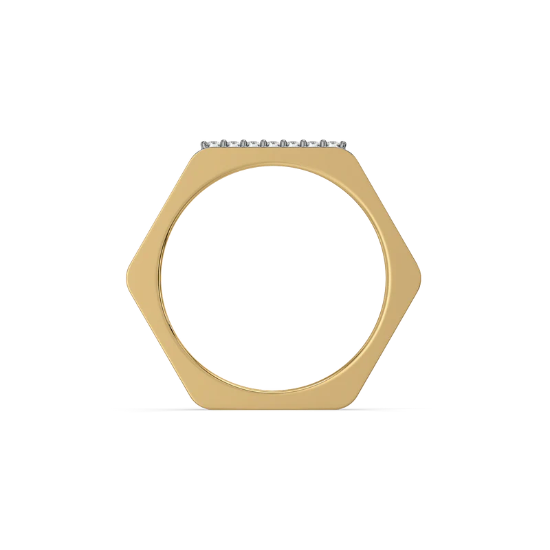 Qyphoris Lab Grown Diamond Ring in 18kt Gold Vermeil - Fiona Diamonds - Fiona Diamonds