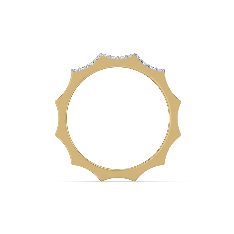 Avytheris Lab Grown Diamond Ring in 18kt Gold Vermeil - Fiona Diamonds - Fiona Diamonds