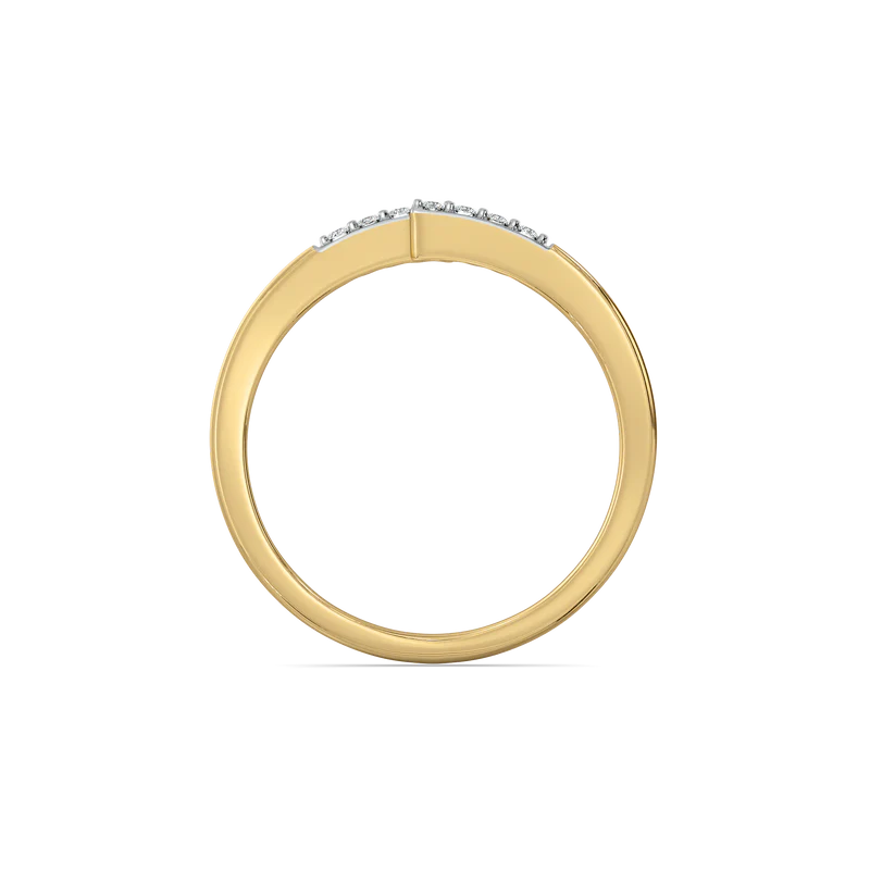 Avyrelis Lab Grown Diamond Ring in 18kt Gold Vermeil - Fiona Diamonds - Fiona Diamonds