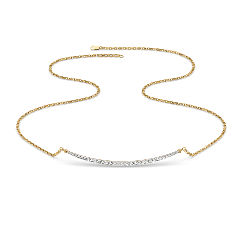 Xytheris Lab Grown Diamond Necklace in 18kt Gold Vermeil - Fiona Diamonds - Fiona Diamonds
