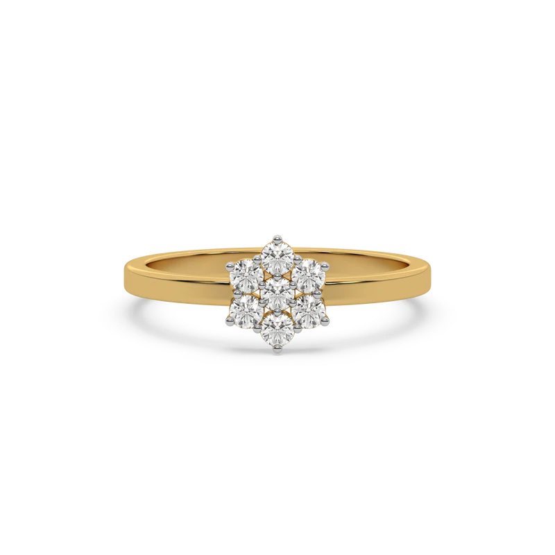 Lyvionis Lab Grown Diamond Ring in 18kt Gold Vermeil - Fiona Diamonds - Fiona Diamonds