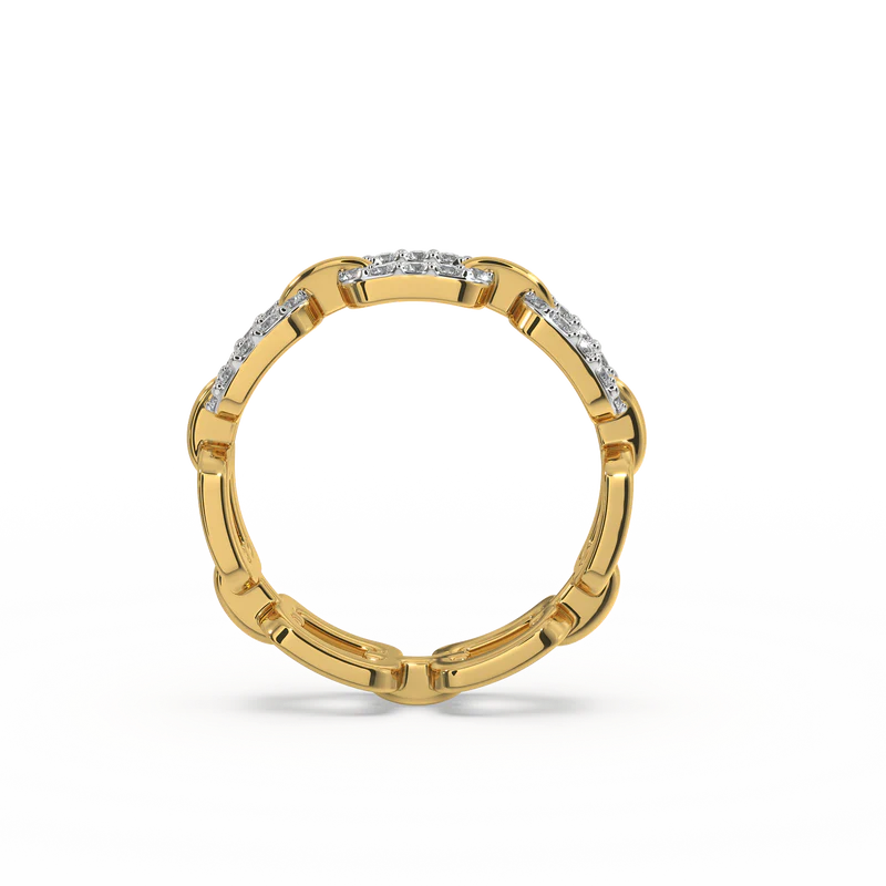 Lyrexora Lab Grown Diamond Ring in 18kt Gold Vermeil - Fiona Diamonds - Fiona Diamonds