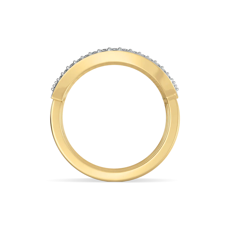 Xyvoris Lab Grown Diamond Ring in 18kt Gold Vermeil - Fiona Diamonds - Fiona Diamonds