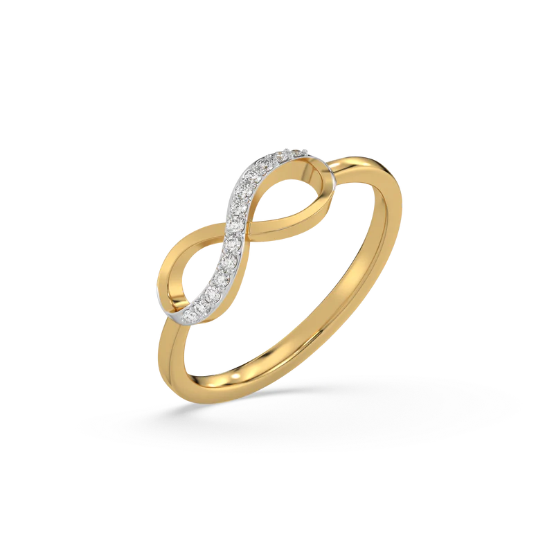 Infinity Lab Diamond Ring - Fiona Diamonds - Fiona Diamonds