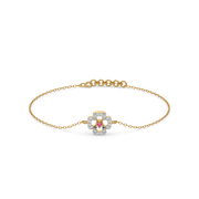 Zyverra Lab Grown Diamond Bracelet in 18kt Gold Vermeil - Fiona Diamonds - Fiona Diamonds
