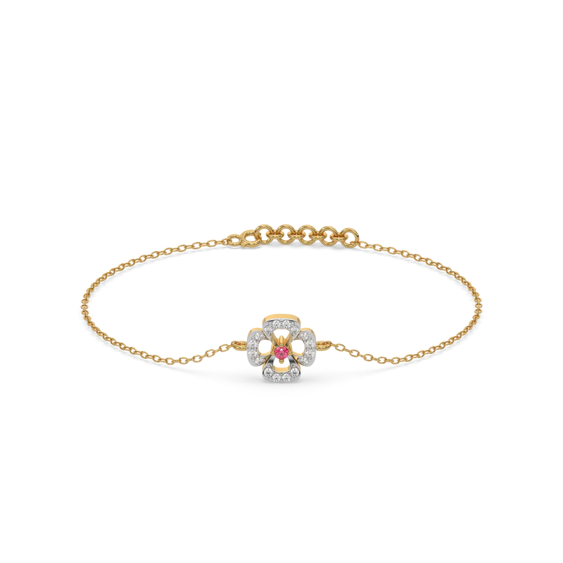 Zyverra Lab Grown Diamond Bracelet in 18kt Gold Vermeil - Fiona Diamonds - Fiona Diamonds