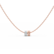 Avyphion Lab Grown Diamond Necklace in 18kt Gold Vermeil - Fiona Diamonds - Fiona Diamonds