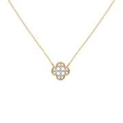 Zynthera Lab Grown Diamond Necklace in 18kt Gold Vermeil - Fiona Diamonds - Fiona Diamonds