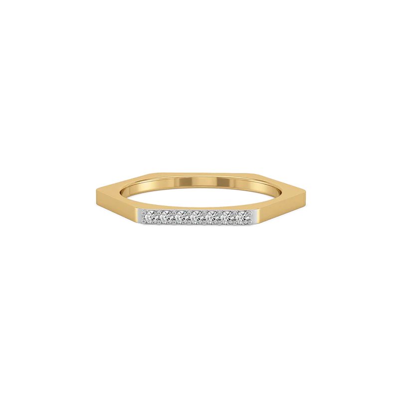 Qyphoris Lab Grown Diamond Ring in 18kt Gold Vermeil - Fiona Diamonds - Fiona Diamonds
