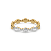 Xyphoris Lab Grown Diamond Ring in 18kt Gold Vermeil - Fiona Diamonds - Fiona Diamonds
