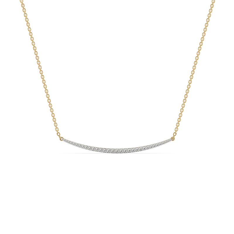 Xytheris Lab Grown Diamond Necklace in 18kt Gold Vermeil - Fiona Diamonds - Fiona Diamonds