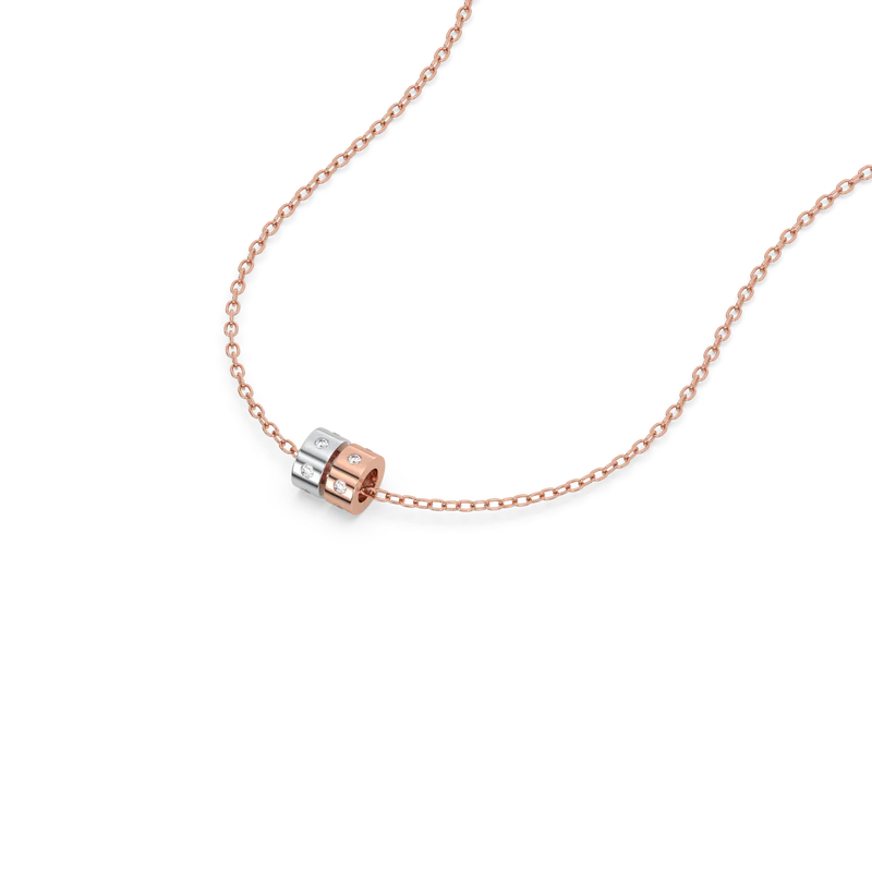 Avyphion Lab Grown Diamond Necklace in 18kt Gold Vermeil - Fiona Diamonds - Fiona Diamonds