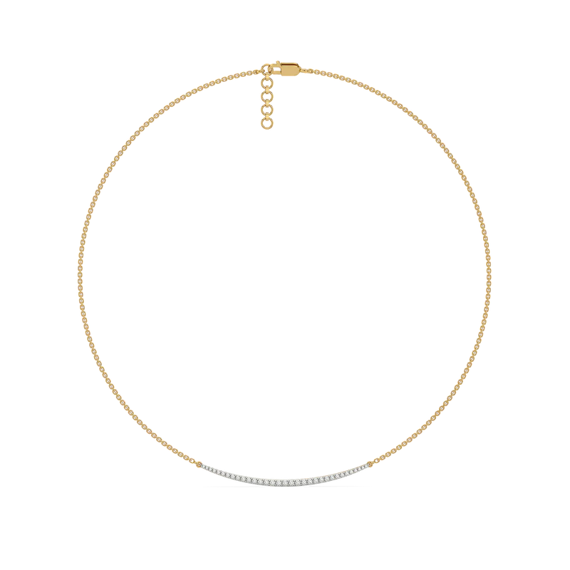 Xytheris Lab Grown Diamond Necklace in 18kt Gold Vermeil - Fiona Diamonds - Fiona Diamonds