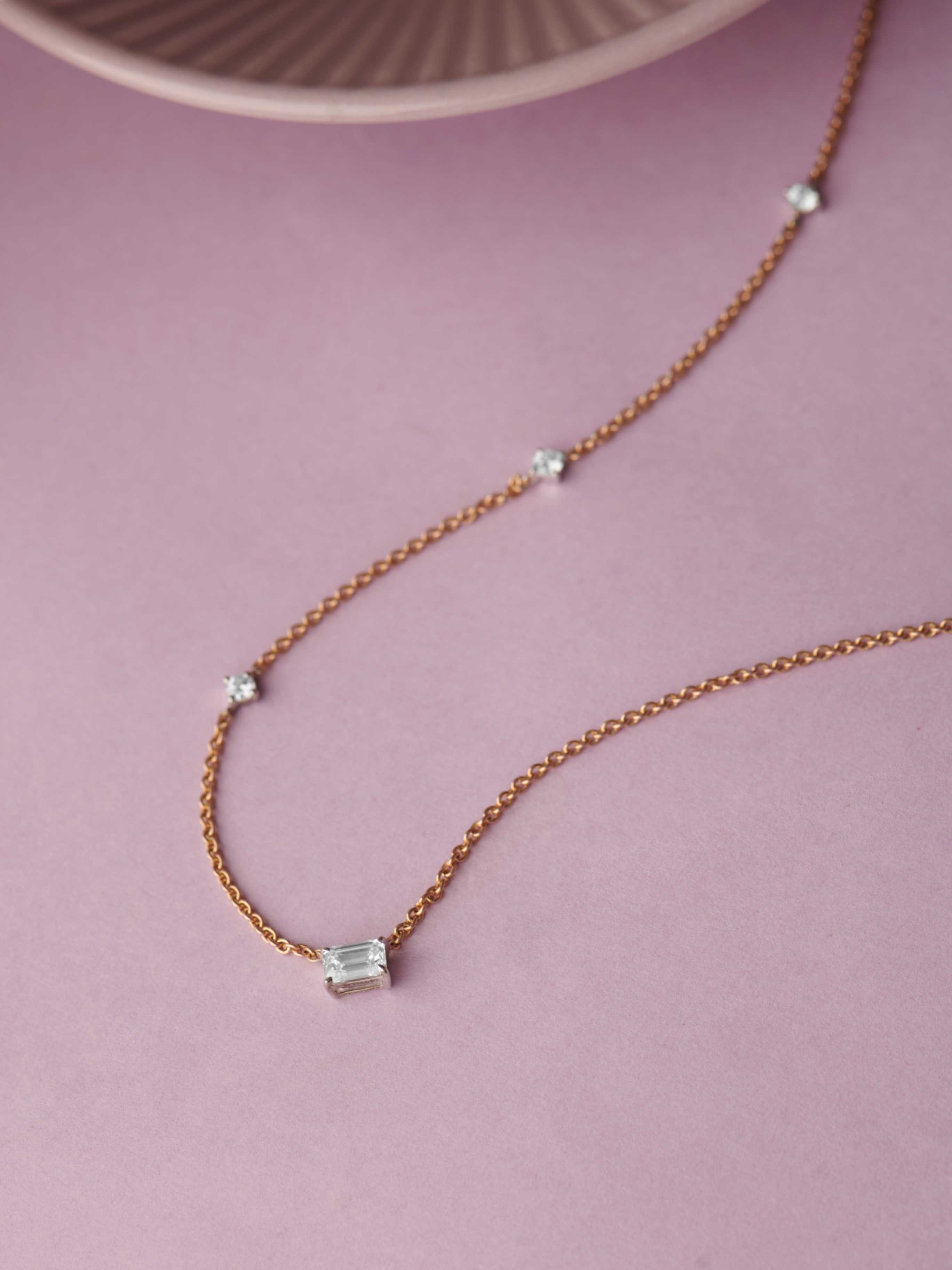 Lumirexa Lab Diamond Pendant - Fiona Diamonds - Fiona Diamonds