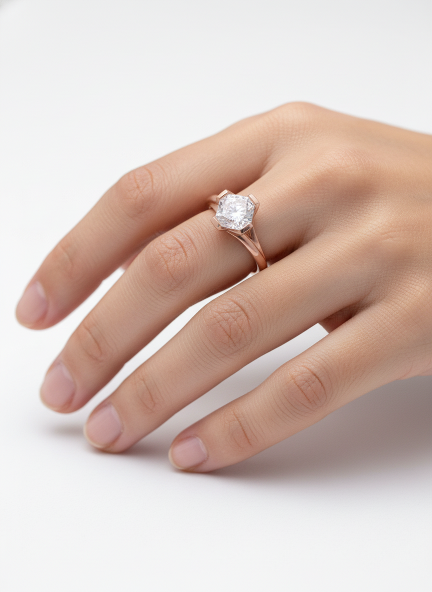 Zarelle Arc Lab Diamond Ring