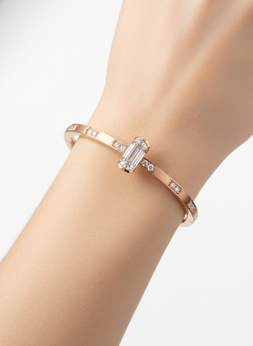 Auralyn Link Lab Diamond Bracelet