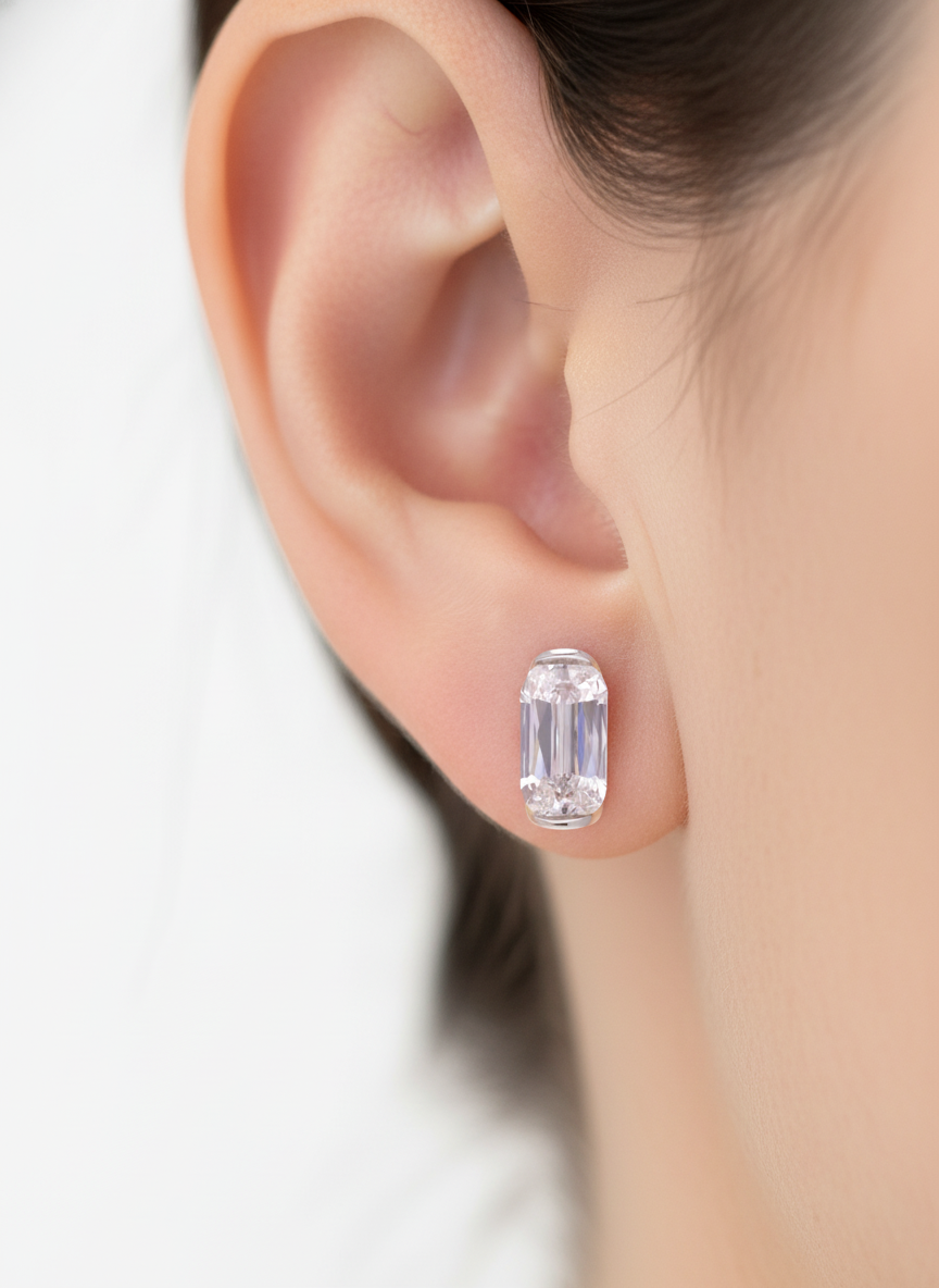 Zephra Twin Lab Diamond Earring