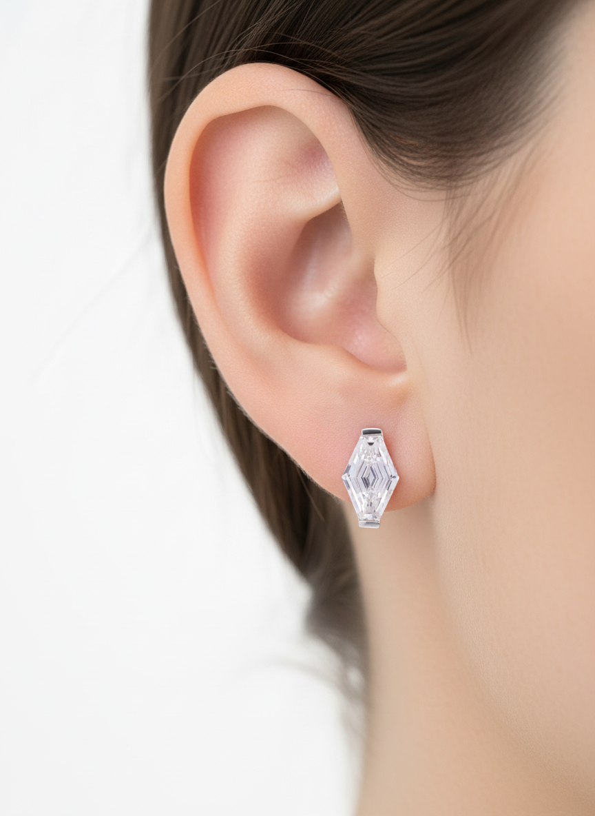 Zelith Arc Lab Diamond Earring