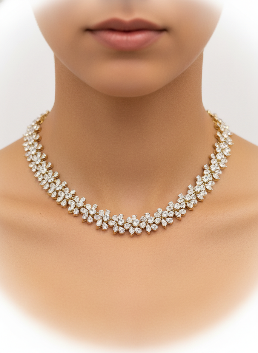 Tyra Glint Lab Diamond Necklace