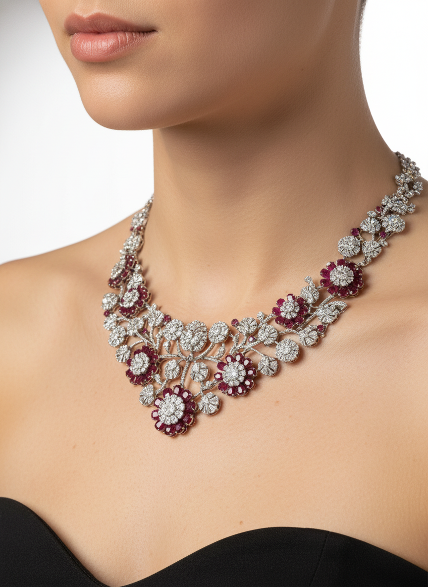 Harmony Bloom Lab Diamond Necklace