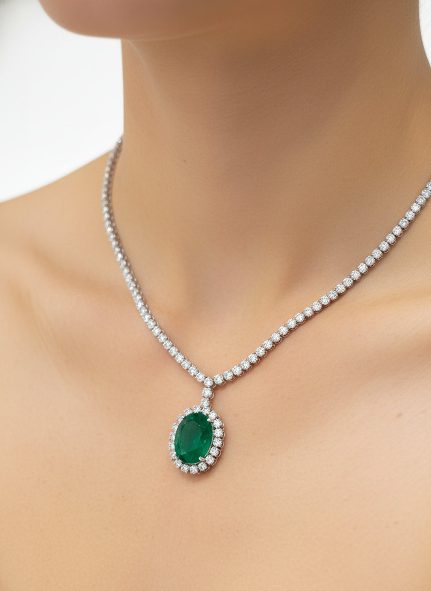 Starry Embrace Lab Diamond Necklace