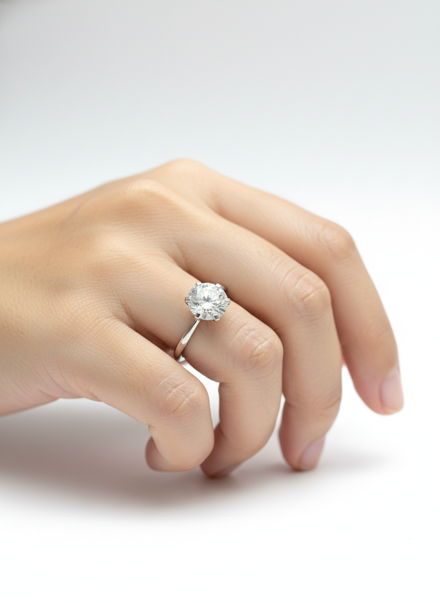 1.58ct Round Lab Diamond Ring