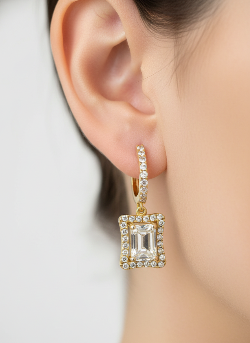 Infinite Bloom Lab Diamond Earring