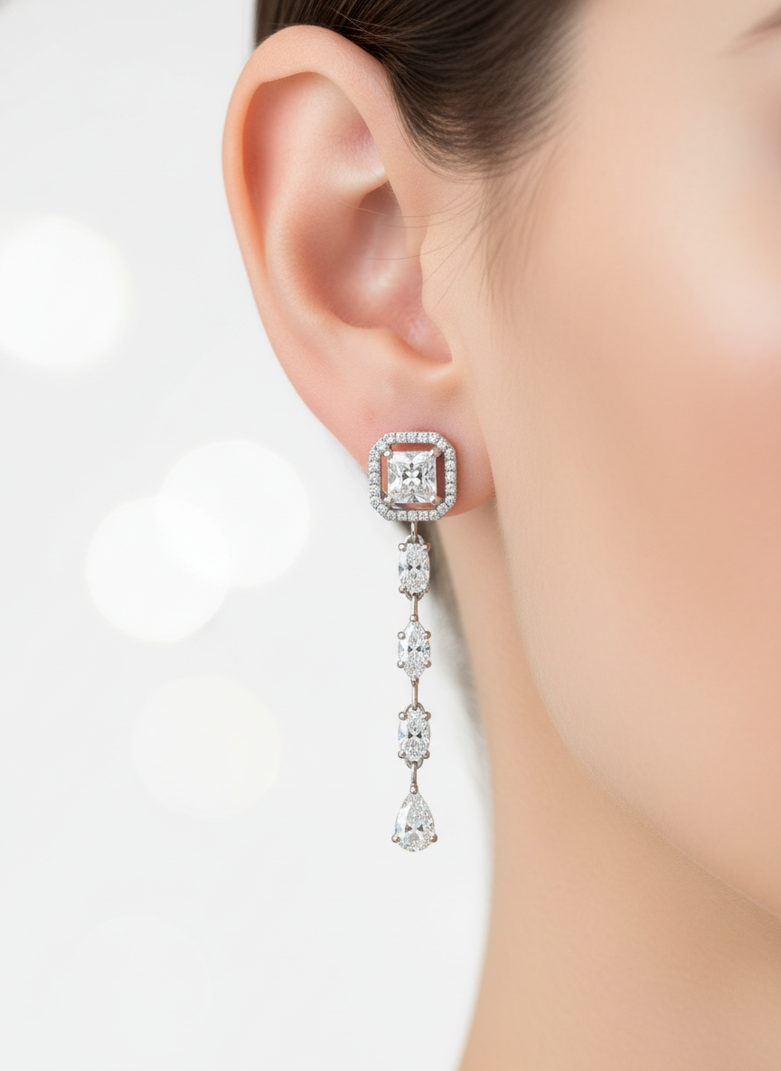 Celestial Charm Lab Diamond Earring