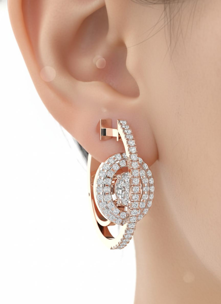 Mirayla Lab Diamond Earring – Refined Glamour