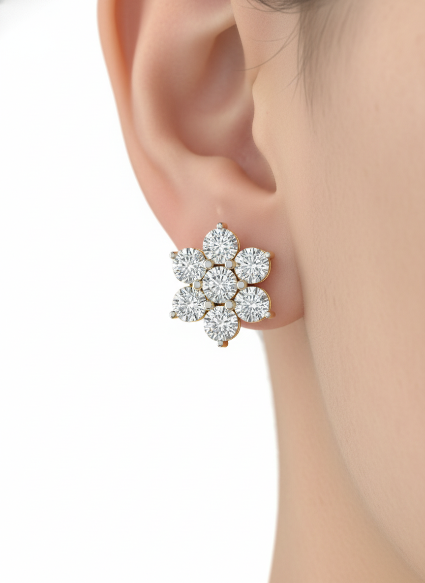 Irelia Lab Diamond Earring – Bold & Beautiful