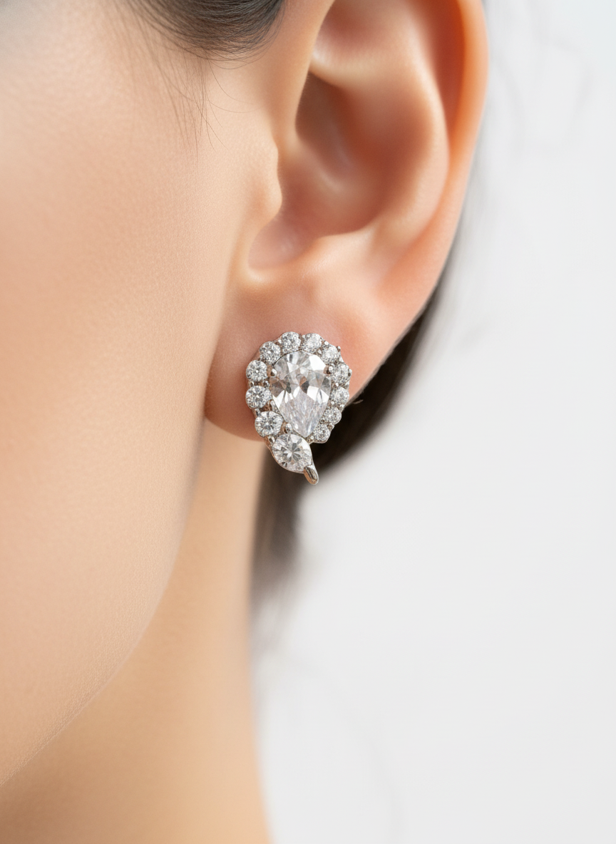 Delicate Lab Diamond Earring