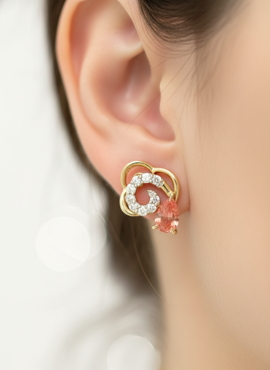 Scarlet Oath Lab Diamond Earring