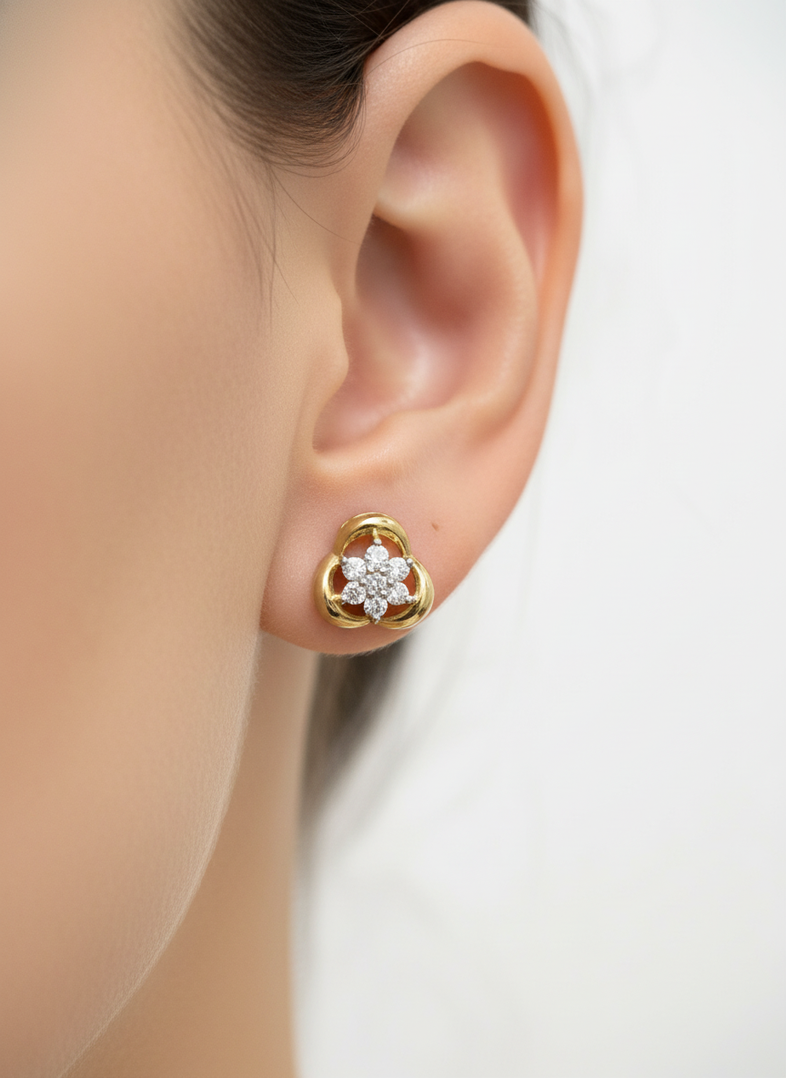 Tender Horizon Lab Diamond Earring