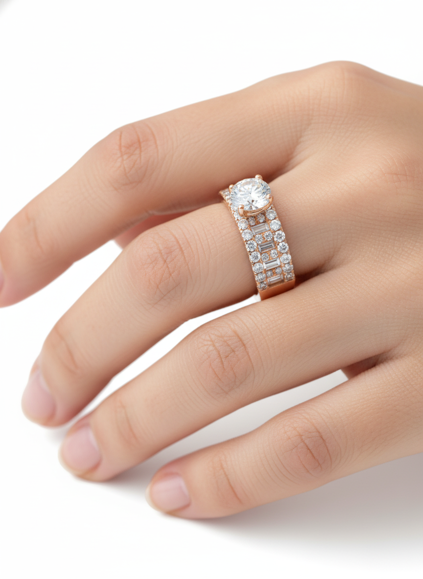 Lumirexa 2ct Lab Diamond Ring - Elegant & Radiant