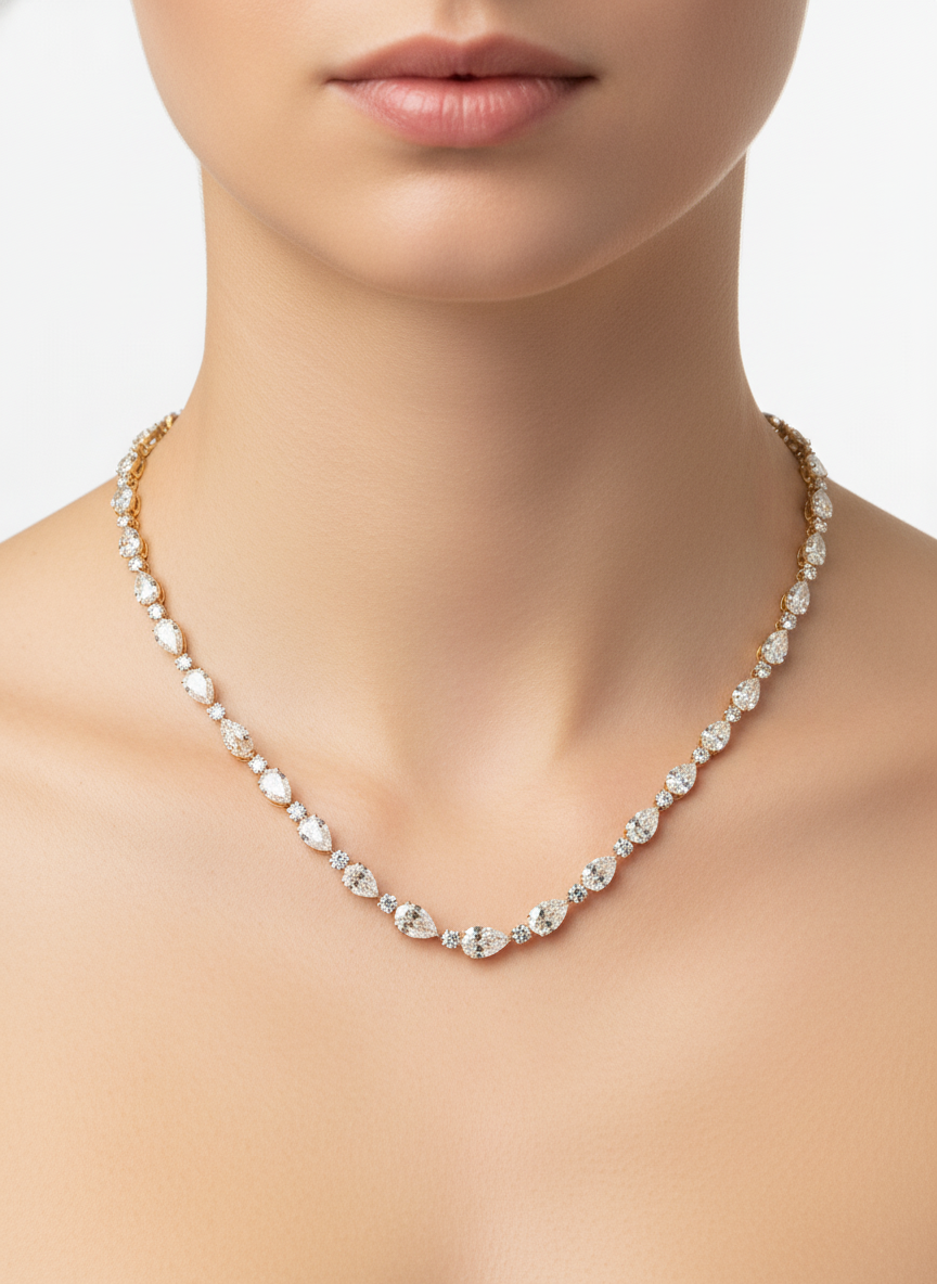 Zhenni Lab Diamond Necklace – Pure Poetry