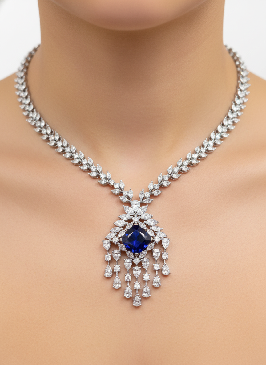 Amylin Thread Lab Diamond Necklace